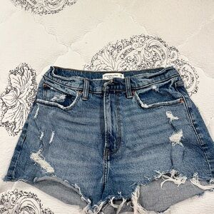 Abercrombie Women's Distressed Denim Shorts